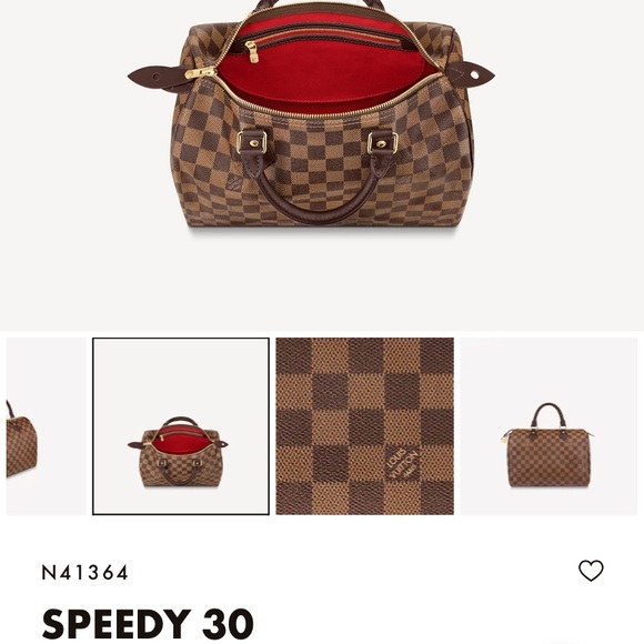 Louis Vuitton Speedy 30 Damier Bag